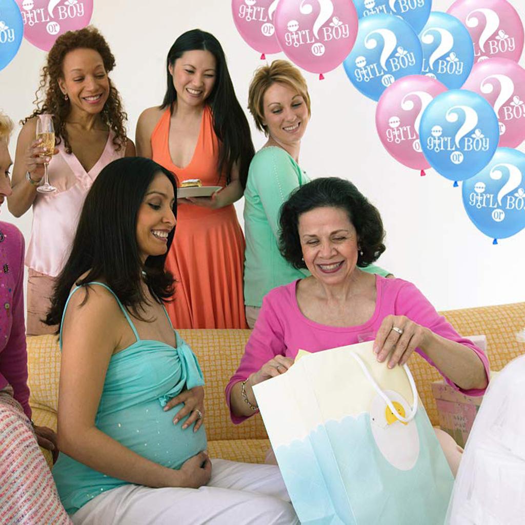 23PCS Gender Reveal Decorations Party Balloons - Baby Shower/Birthday Party Supplies Decoration Pink Blue Foil Balloon and Latex Balloons