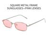 Retro Small Square Sunglasses for Men Women UV400 Protections Vintage Sun Glasses Fashion Eyewear for Driving Travel Party
