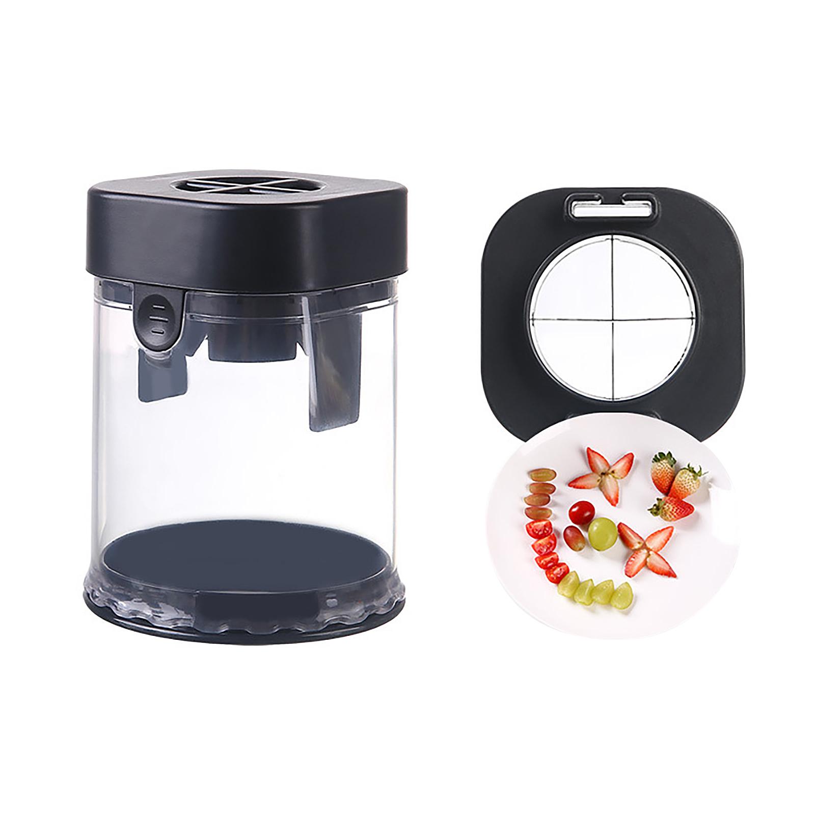 

Manual Divider with Stainless and Transparent Container for Even Sectioning of Soft and Vegetables Kitchen Tool One Size чёрный