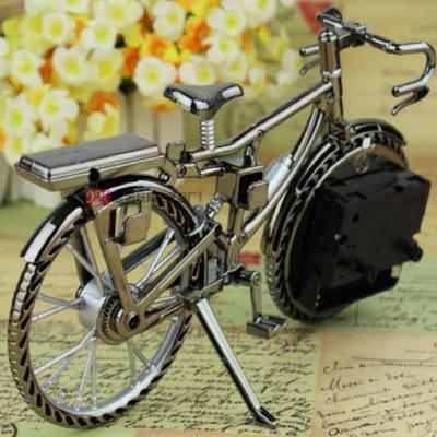 1 pièce Horloge de Bureau Rétro Vélo Réveil Créatif Horloge Meuble de Maison Élégant Montre de Table Horloge de Bureau