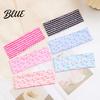Hair Fixing Tools for Face Washing Elastic Wide Headband Women Non-Slip Stretchy Band with Star Brimmed Holders Wave Print Yoga Running Sports