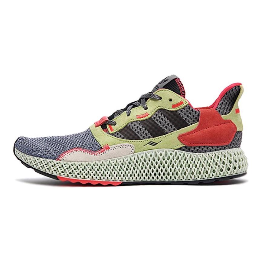 adidas Zx 4000 Futurecraft 4D 'Grey Yellow' Sneakers BD7927