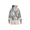 Nike Nigeria Essentiel Imprimé All Over Veste Décontractée à Col Montant Femmes vestes Kaki DV1943-325