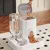 Automatic Cat & Dog Water Dispenser with Integrated Food Basin - Easy Cleaning & Hydration - Durable Pet Hydration Solution, Automatic Pet Feeder