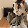 Casual Large-Capacity Nylon Canvas Bag Women'S Fashion Shoulder Bag Versatile Messenger Travel Bag
