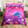 Glitter Sea Turtle Duvet Cover Set Ocean Reptile Tortoise Bedding Set Microfiber Nautical Beach Comforter Cover Twin Queen Size