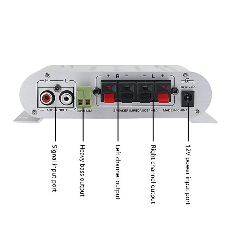 Versatile sound Enhancer Amplifier with Easy Integration for Improved In Vehicle Music Experience Simple Operate