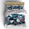 Futuristic scooter rider design. Bedding sets Duvet cover sets Duvet covers Pillowcases(1*Duvet Cover 2*Pillowcases without duvet insert)