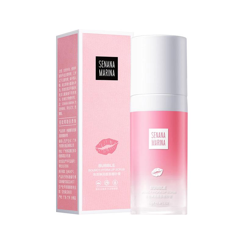 

Пузырьковый скраб для губ Отшелушивающий Удаляет омертвевшую кожу Выцветает линии губ Увлажняющий бальзам для губ Питательная увлажняющая маска Уход Косметика P2