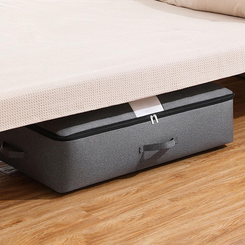 Foldable Clothes And Blanket Storage Bag Practical Storage Bag With Clear Window Organizers Bag For Quick Item Retrieval