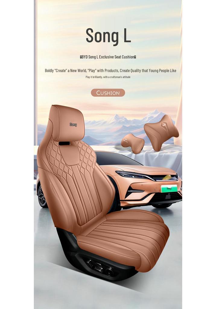 New Model BYD Song L EV All-Season Car Seat Cushion Set