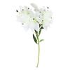 Lily Bouquet Not Fade Non-Withering Easy Care No Watering Aesthetic Decorative Soft Rubber 10 Head Simulation  Small Lilies Wedding Decor