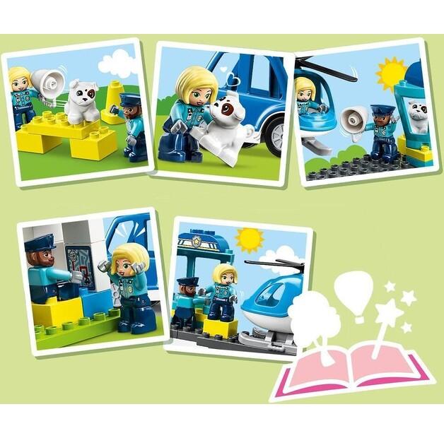 LEGO DUPLO 10959 Secție de poliție și elicopter cu sunet