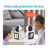 Smart Security Camera Night Vision Motion Detection 2 Way Video One Touch Calling 2.8inch IPS Screen Dual Microphone Baby Monitor for Home Indoor