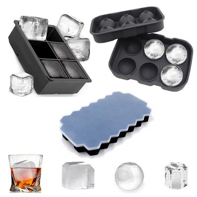 Cross-border Silicone Ice Tray Summer DIY Ice Cube Film Home Homemade Easy Demoulding Ice Tray Ice