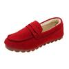 Fashion 2025 Winter Women's Shoes Comfortable Flat Loafers Short Casual Women's Anti-slip Bottom Warm Women's Oxford Shoes