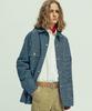 Knd Xau Hickory Chore Jacket Navy Stripe