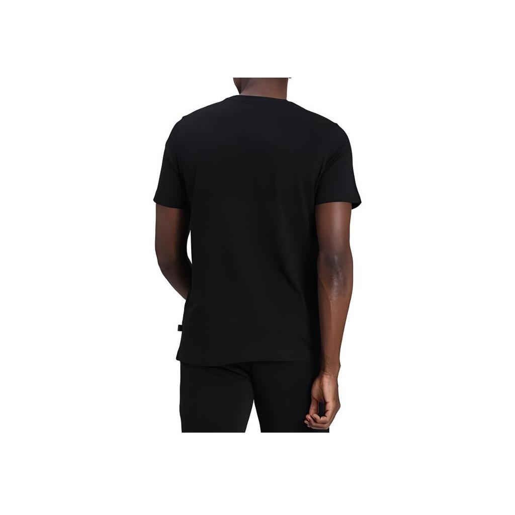 Puma Summer Graphic Large Letter Logo Print Short Sleeve T-shirt Men Tops Black 583875-01