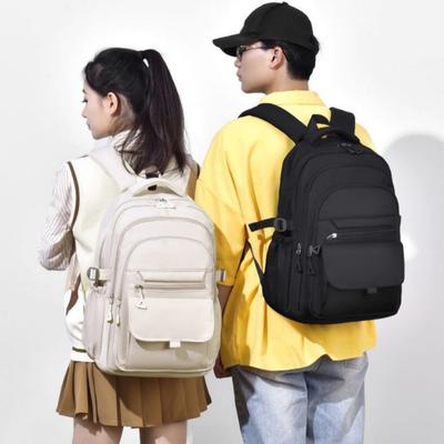 Plecak na laptopa unisex o dużej pojemności, plecak podróżny z przegrodą na laptopa i wieloma kieszeniami, plecak szkolny do pracy, podróży służbowych