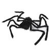 Spiders Halloween Decor Terrible Reusable Black Giant Spider Halloween Decoration for Indoor