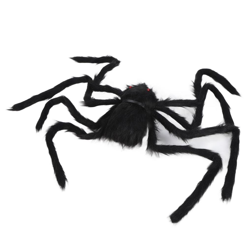 Spiders Halloween Decor Terrible Reusable Black Giant Spider Halloween Decoration for Indoor