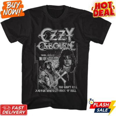 OZZY OSBOURNE Memorial 19482025 Inspired T-Shirt Sabbath Fan Heavy Metal Tee Unisex T-Shirt - Men's Summer Cotton Graphic Tee