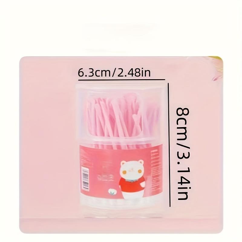 100Pcs Hygienic Disposable Ear Cleaner with Dual Head, Soft Ear Spoon & Cotton Swab, Portable Cleaning Tool for Family Daily Use