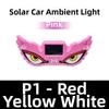 Wireless Solar Powered Demon Eye Car Light Suction Cup Smart LED Lights Cool EYE Ambient Lights