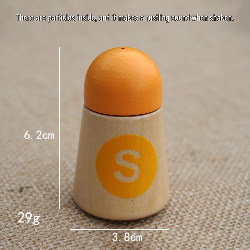 Solid Wood Kids' Kitchen Pretend Play Set - Cutting Board & Knife Toy