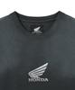 PHYPS MOTORCYCLE Winglogo Spray Dying Short Sleeve Charcoal