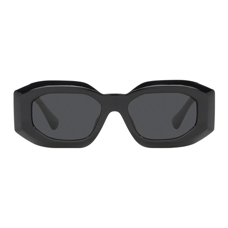 Versace [Available Prescriptions] Casual, Simple, Irregular-shaped Sunglasses, Men's Style 3424207 VE4425UGB187-Black 53