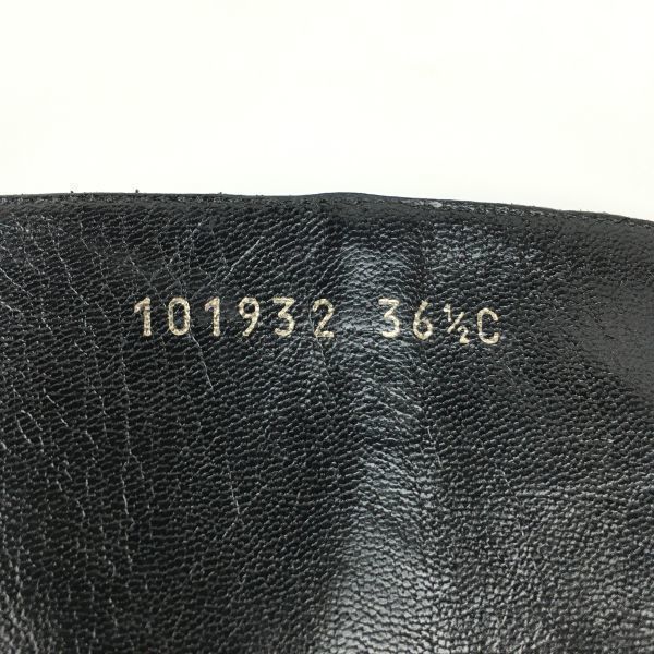 Gucci Long Boots Size 36.5C (Approx. 22.523.0cm) Black Suede(USED)