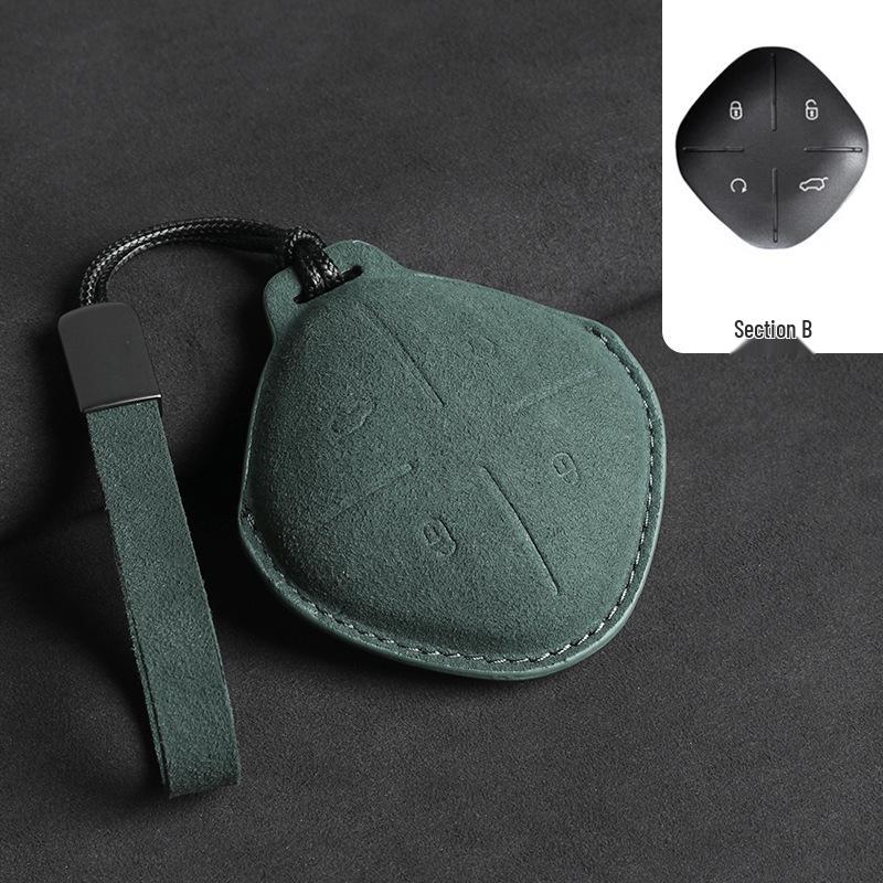 Jetour X70/X70Coupe/X90/X95 Premium Suede Key Case & Buckle