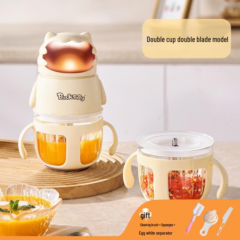 ElectroCN Compacte Babyvoeding Blender: 2025 Model met Stalen Mes & Nieuw Hoofdontwerp voor Maaltijden van Peuters