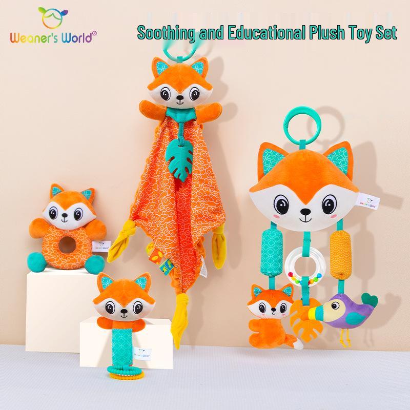 

Weaners World Fox Wind Chime & Rattle Gift Set for Soothing