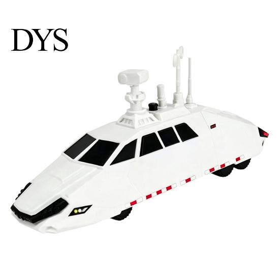 Extreme Weather Collectible 3D Printed Storm Car Model with Rotating Wind Sensor and Rollable Wheels, Detailed Armor Vehicle Realistic Tornado Replica