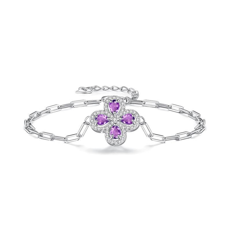 

New Arrival Natural Peridot Inlaid Bracelet S925 Sterling Silver Fine Jewelry Fashion Natural Crystal Hand Accessories Elegant Women Daily Ornament 925 silver