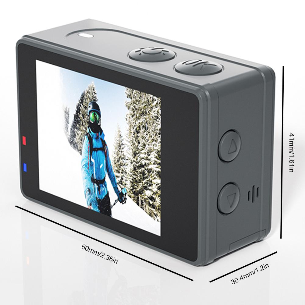 5K 4K 60FPS Action Camera Anti-shake WIFI Action Video Cam Dual Screen Diving Mini DV Camera 30m Waterproof with Remote Control