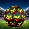 Amed SK Print Größe 5 Fußball, PU Abriebfester Fußball für Spieltraining und tägliches Üben, Geburtstagsgeschenk für Fußballfans