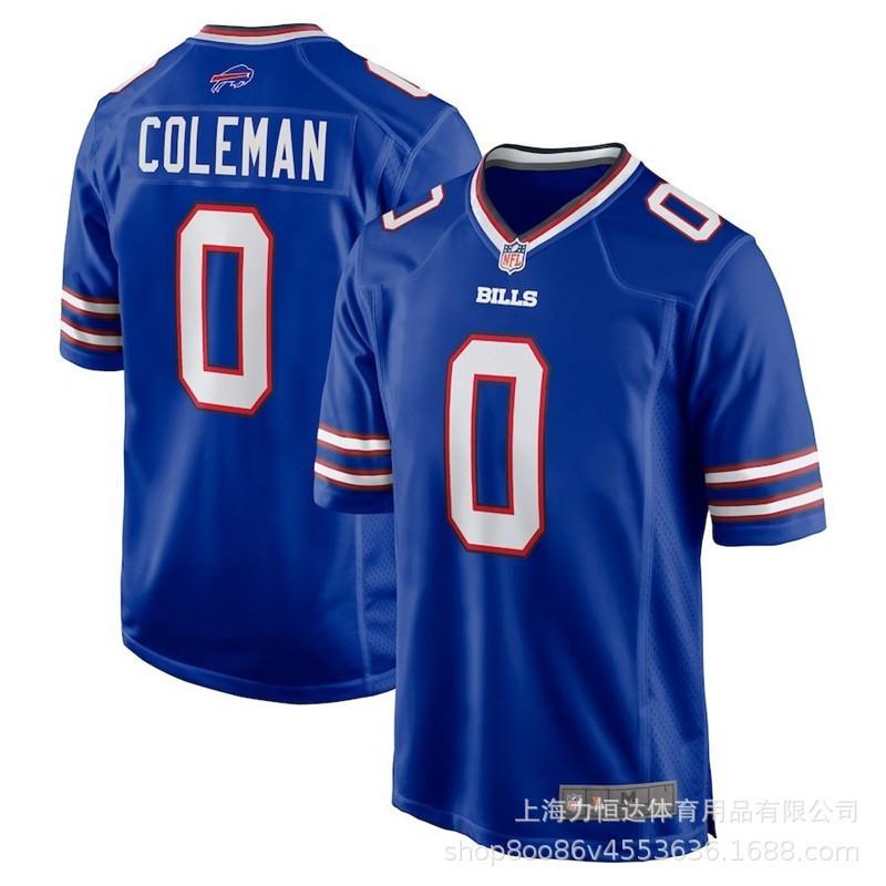 Mens Embroidered Football Jersey Bills 14 DIGGS 17 ALLEN 0 Team Sports Uniform