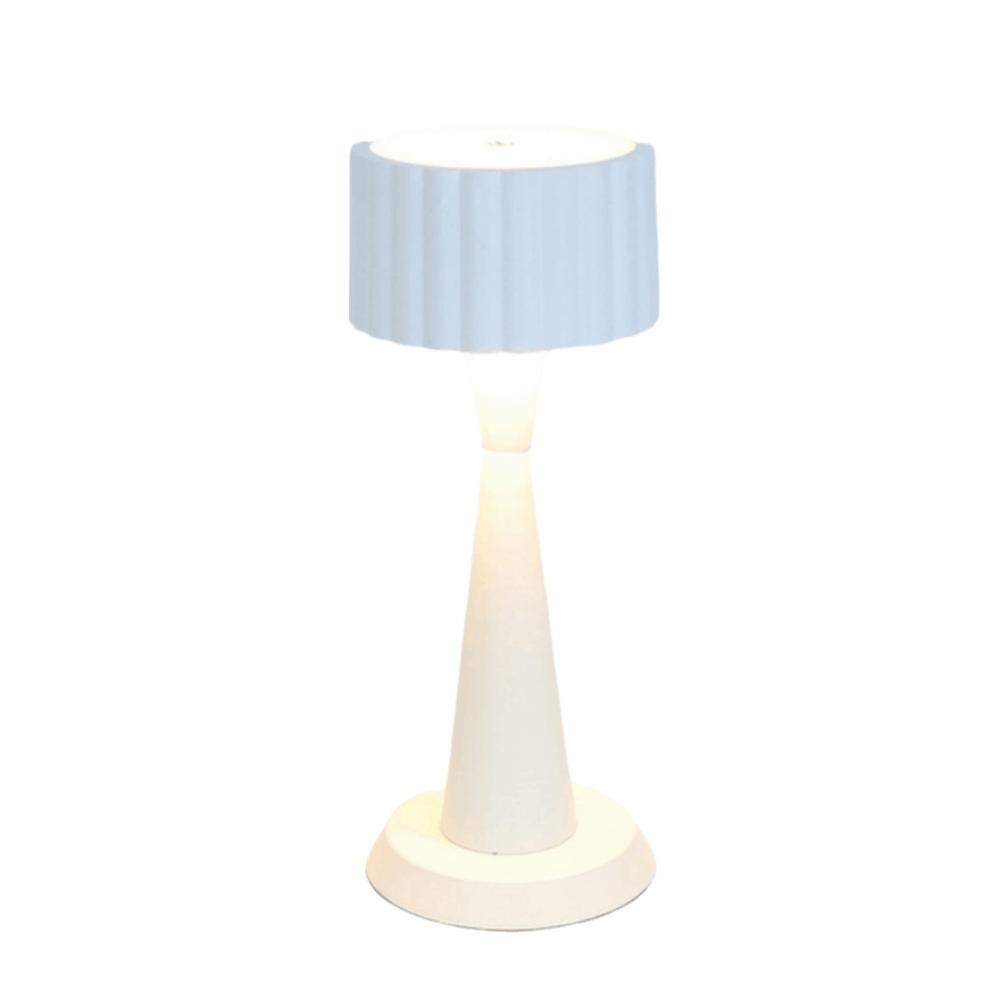 

Cordless Retro Table Lamp Dimmable Rechargeable Desk Light Touch Desk Lamp Restaurant Decoration білий
