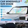 For Toyota Sienna Foldable Front Windshield Sun Shade UV Reflective Sun Protection Cover Car Interior Accessories
