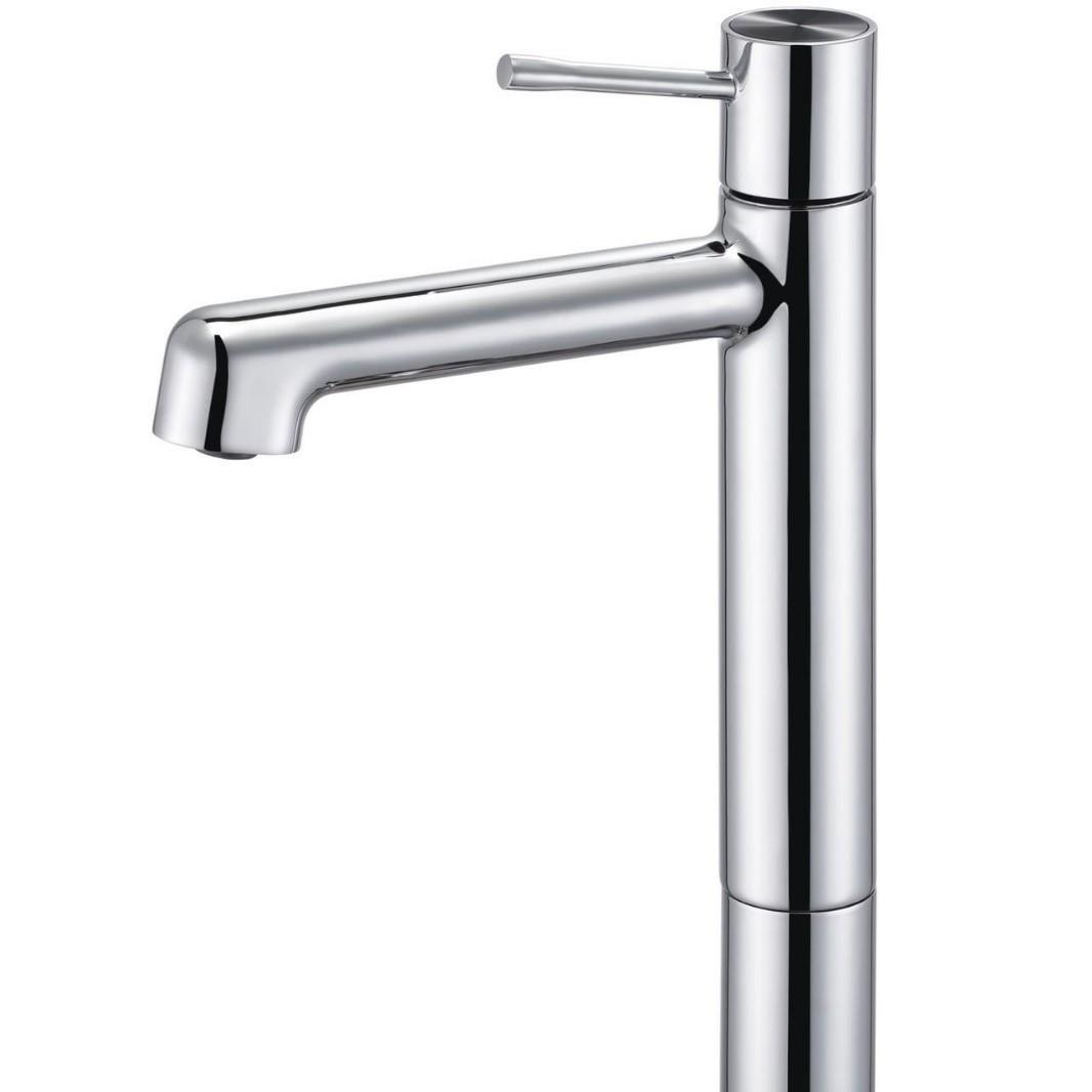 French Brushed Gold Swivel Copper Basin Faucet, Milky White Series - Hot/Cold Countertop Bathroom Tap Short Under-Counter Basin