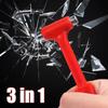 2in1 Car Safety Hammer  Window Breaker Solid Mini Safety Hammer with Seat Belt Cutter Portable Emergent Rescue Escape Tools 1PC