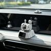 Yousheng Solar Powered Car Diffuser Creative Car Air Freshener Vehicle Dashboard Decoration with Aromatherapy Function Unique Car Interior Accessory