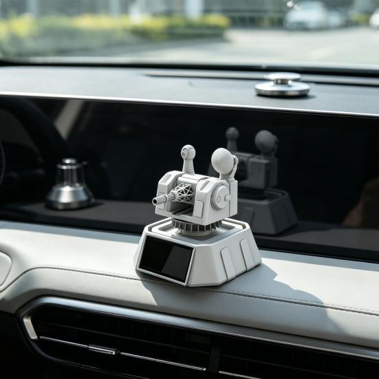 Yousheng Solar Powered Car Diffuser Creative Car Air Freshener Vehicle Dashboard Decoration with Aromatherapy Function Unique Car Interior Accessory