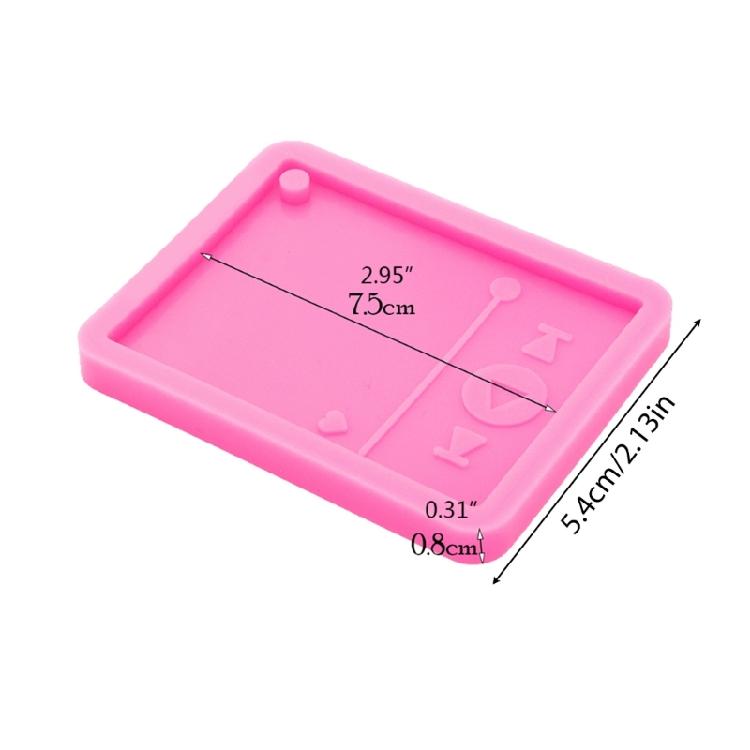 Handmade Jewelry Pendant for Key Chain Resin Casting Mold Handicrafts Necklace M