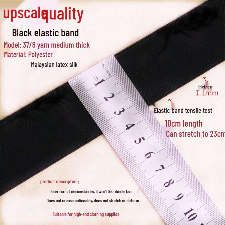 Elastic Band for Pregnancy, Baby, Sofa & Bedding: Soft, Wide, Flat Elastic for Waist Sleeves and More