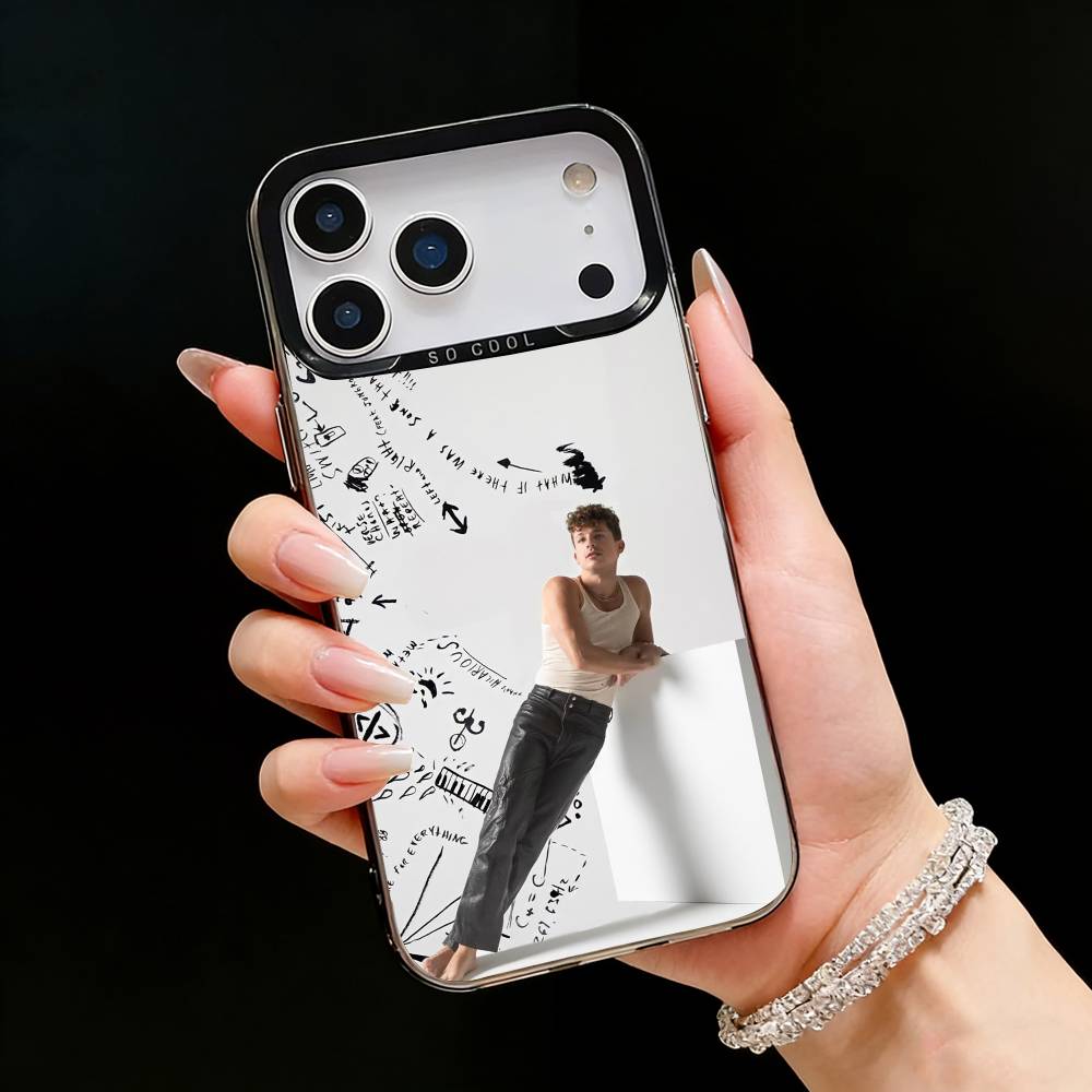 Singer Charlie Puth Phone Case For iPhone17, 16,15,14,13,12 Pro Max Black Candy Matte Shockproof Cover iPhone16plus
