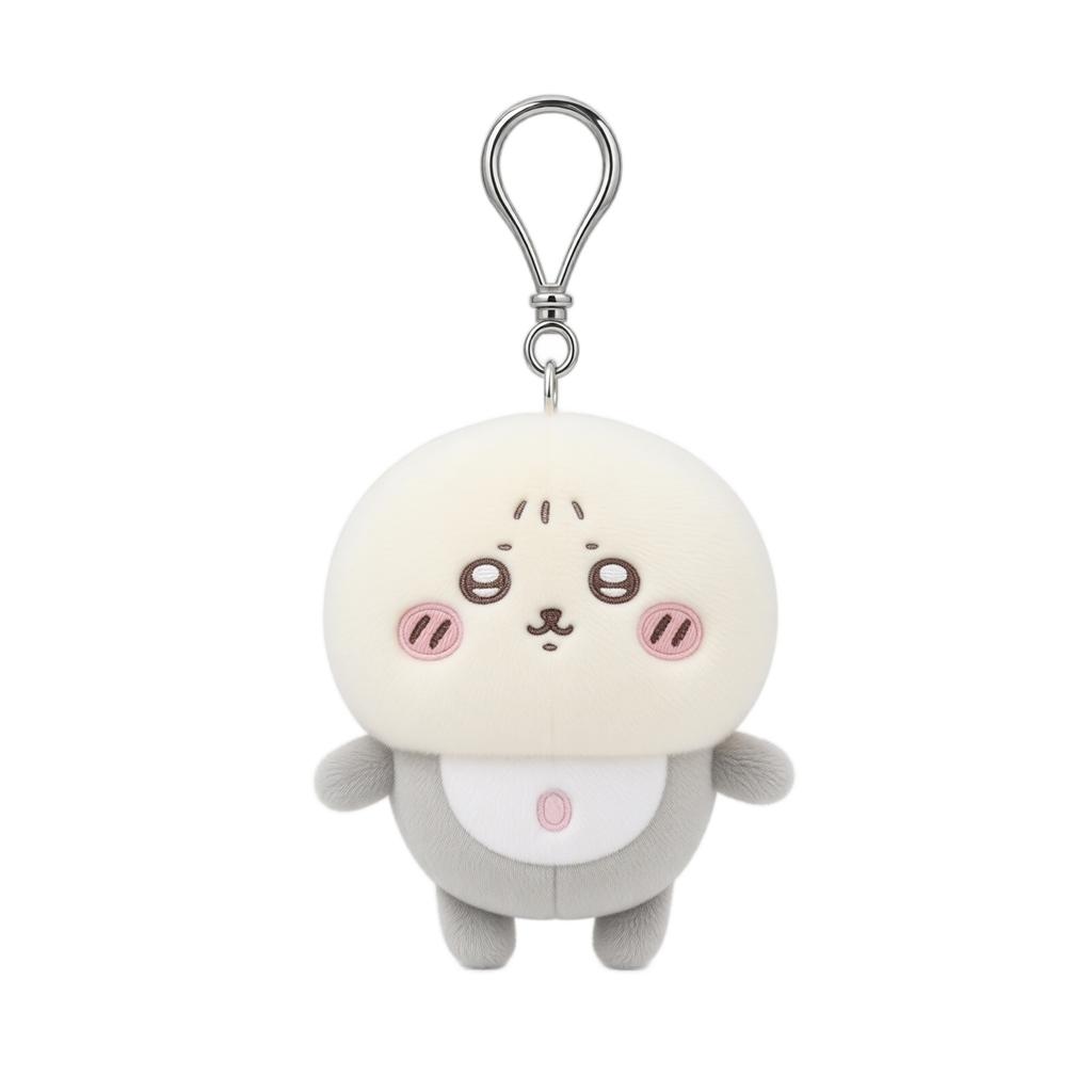 Cute Plush Keychain Pendant Soft Stuffed Toy Charm for Backpack Purse
